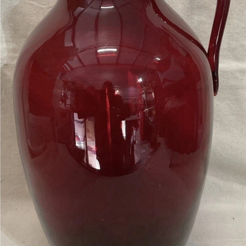 Blenko Jug mid century vintage hand blown in Milton,WV #443 ***RARE*** 16 1/2”